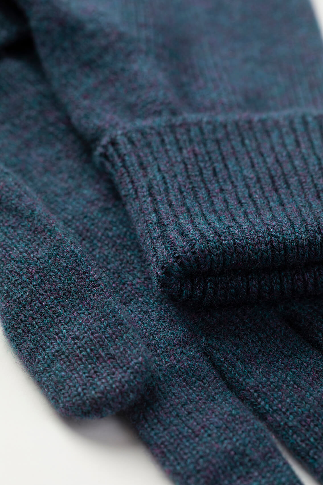 Navy Cashmere Gloves with Turnback Cuffs