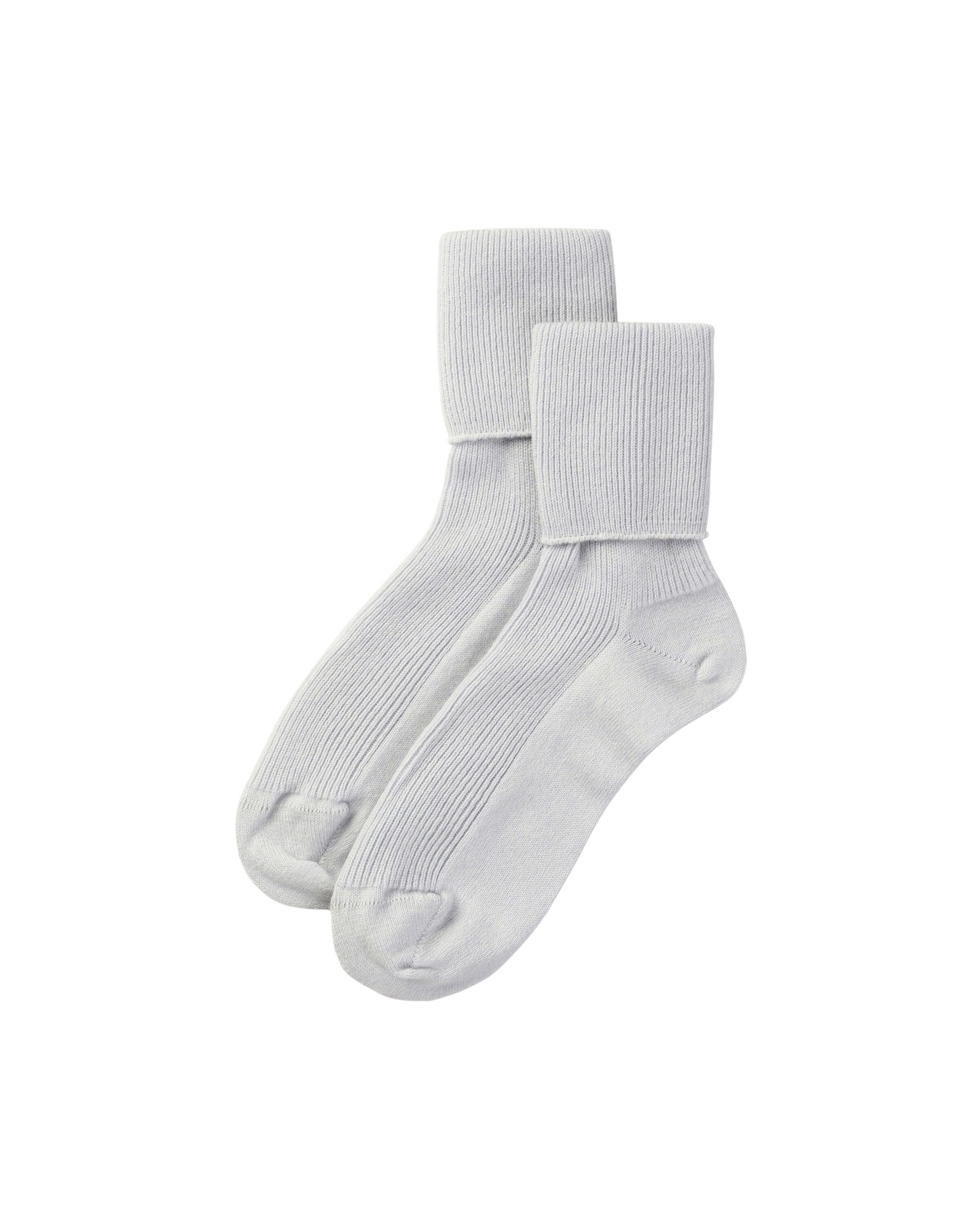Women's Light Blue Cashmere Socks