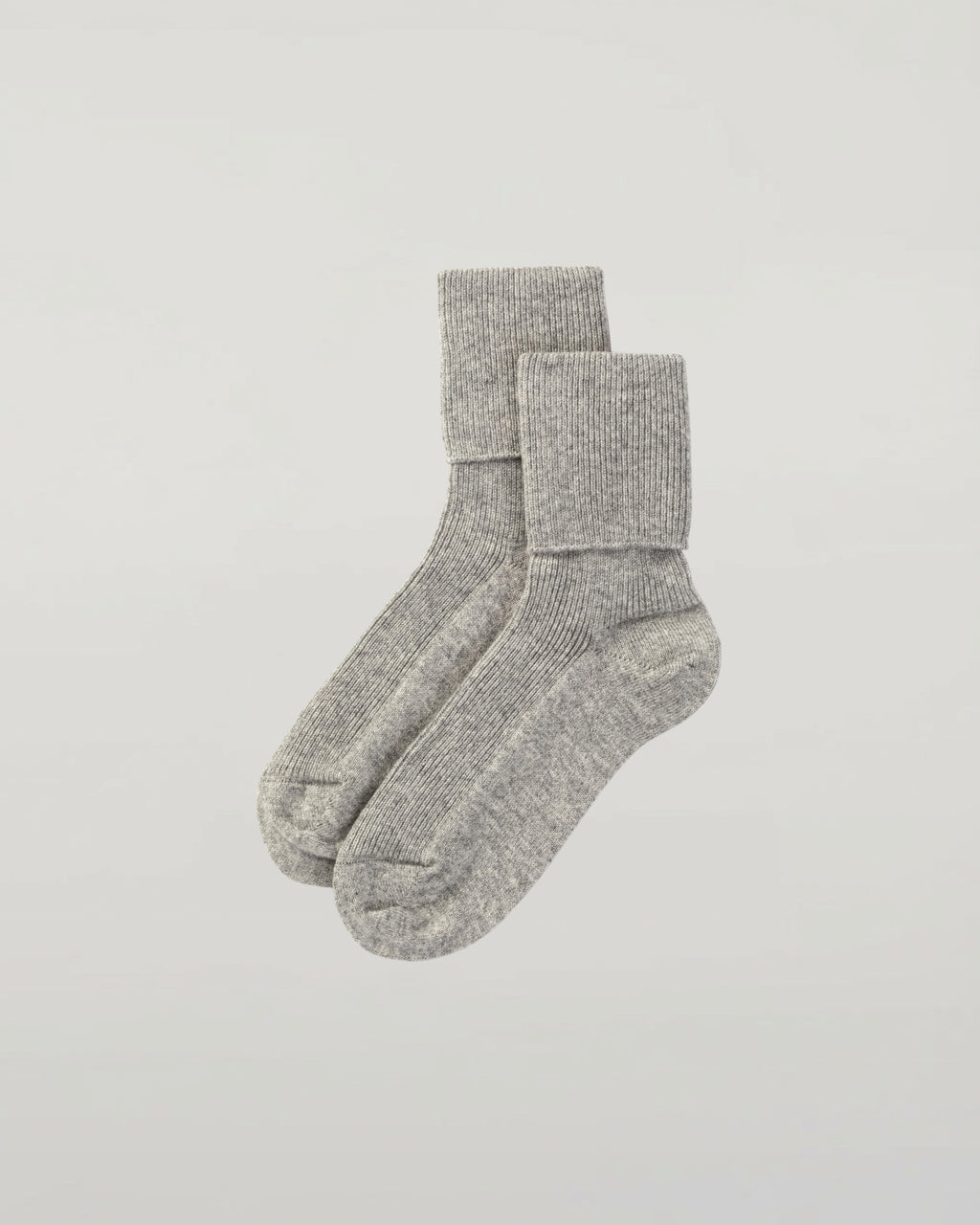 Women's Light Grey Cashmere Socks