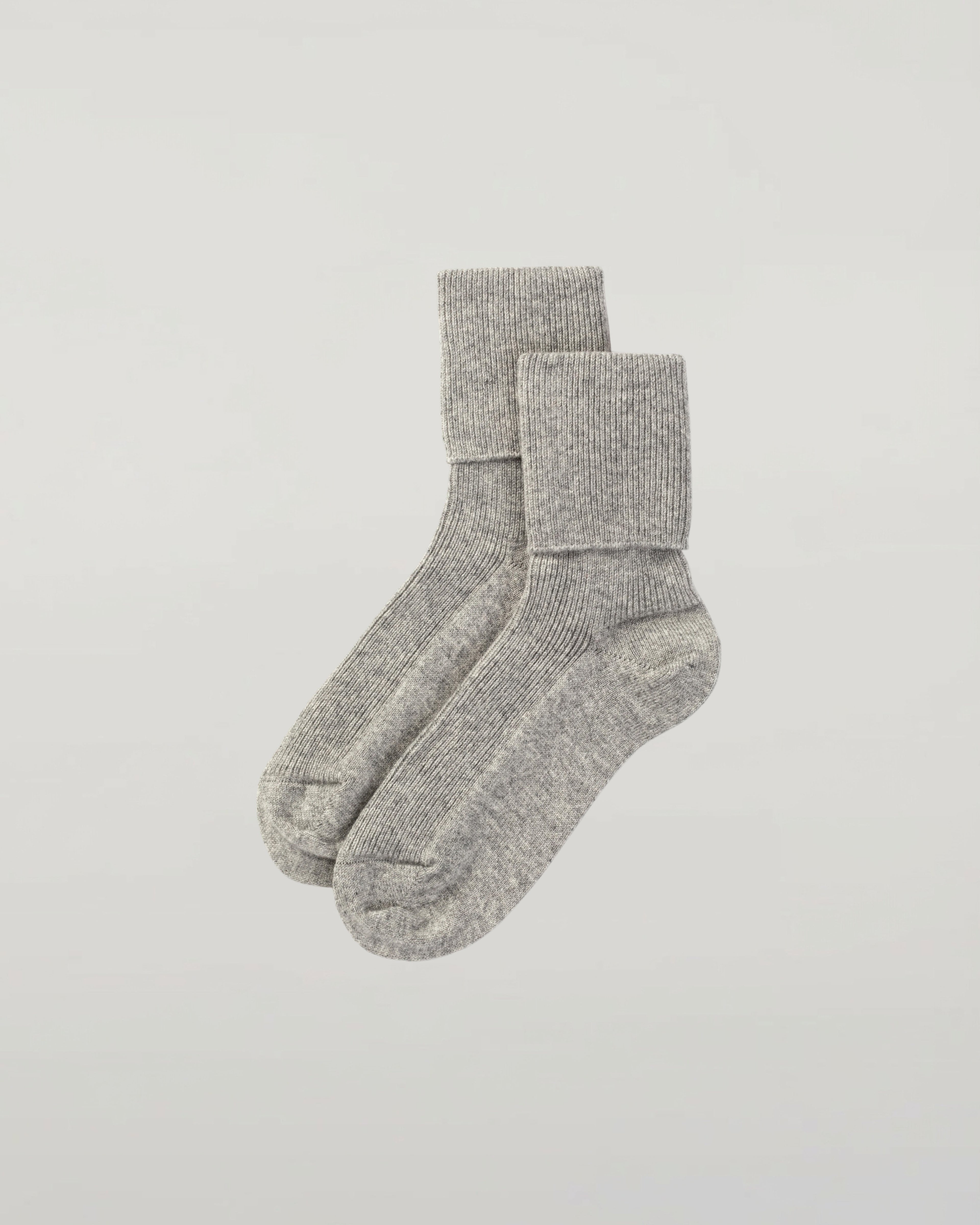 Women's Light Grey Cashmere Socks