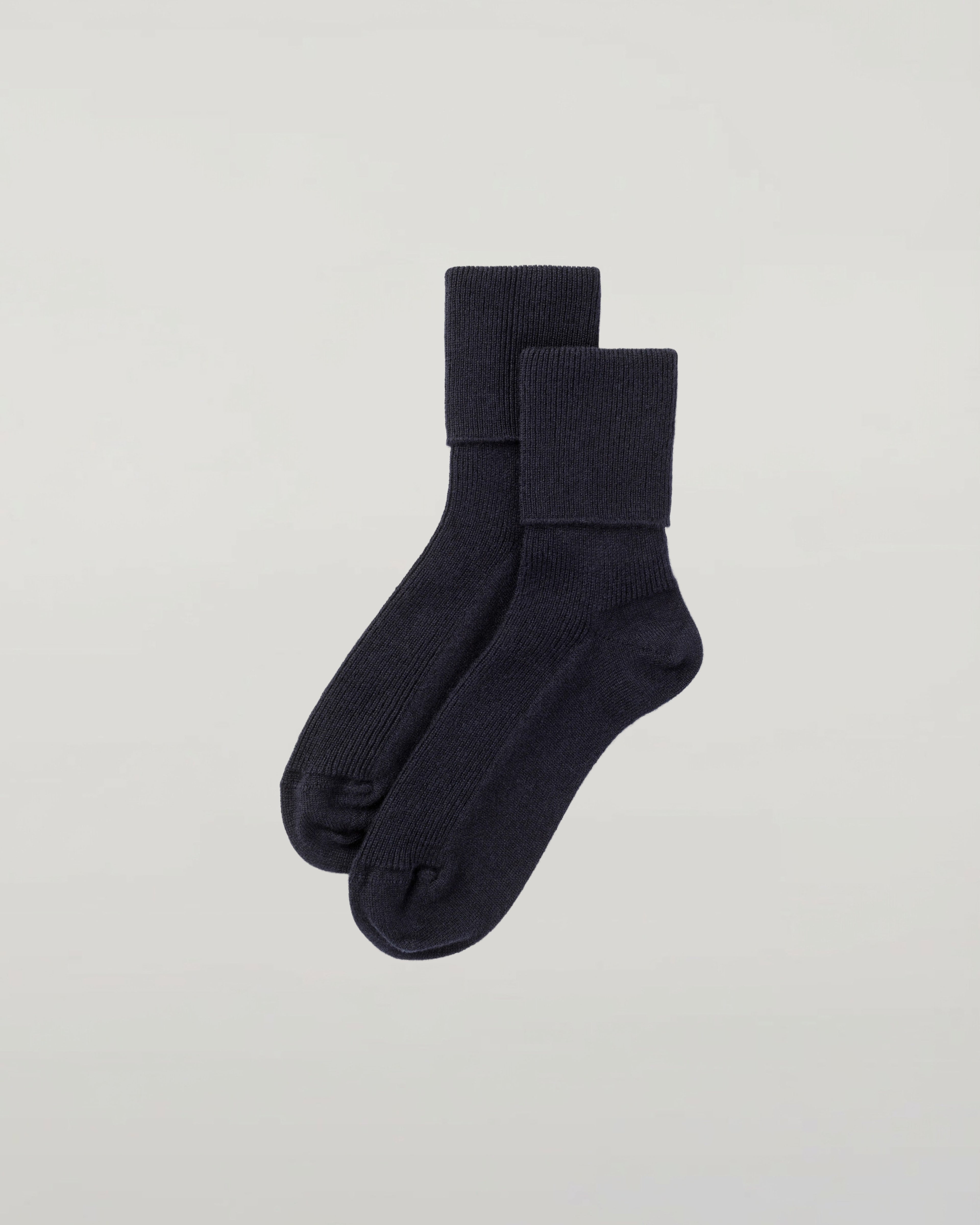 Women's Dark Navy Cashmere Socks