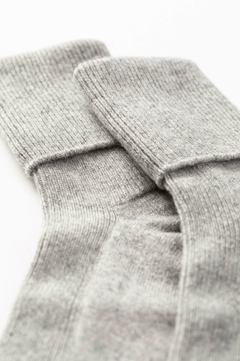 Women's Light Grey Cashmere Socks
