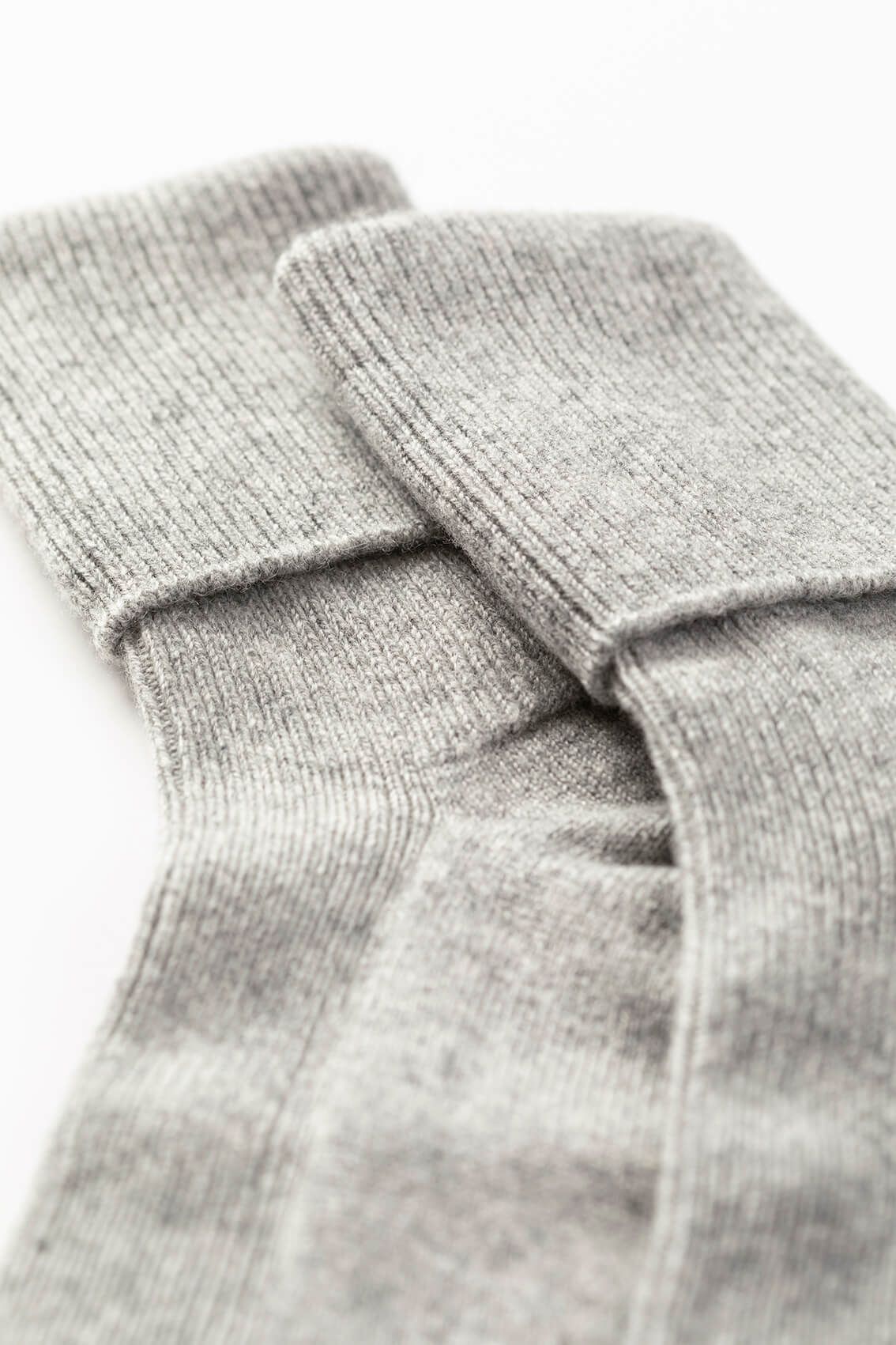 Women's Light Grey Cashmere Socks
