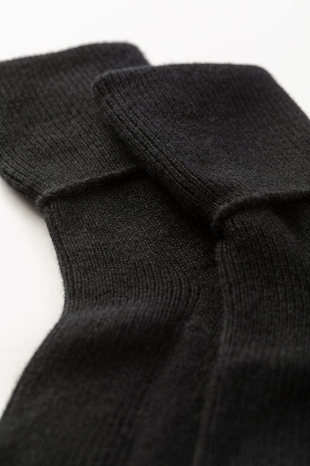Women's Black Cashmere Socks