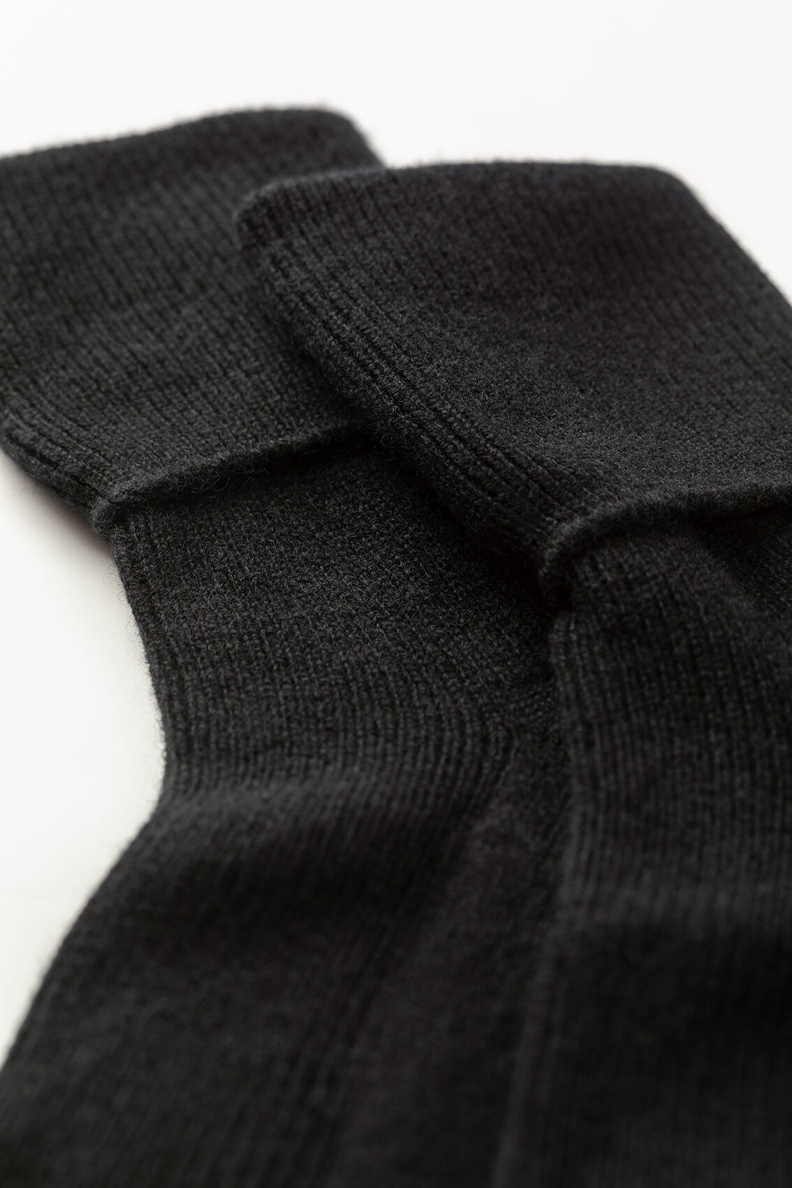Women's Black Cashmere Socks