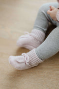 Pink Cashmere Baby Booties