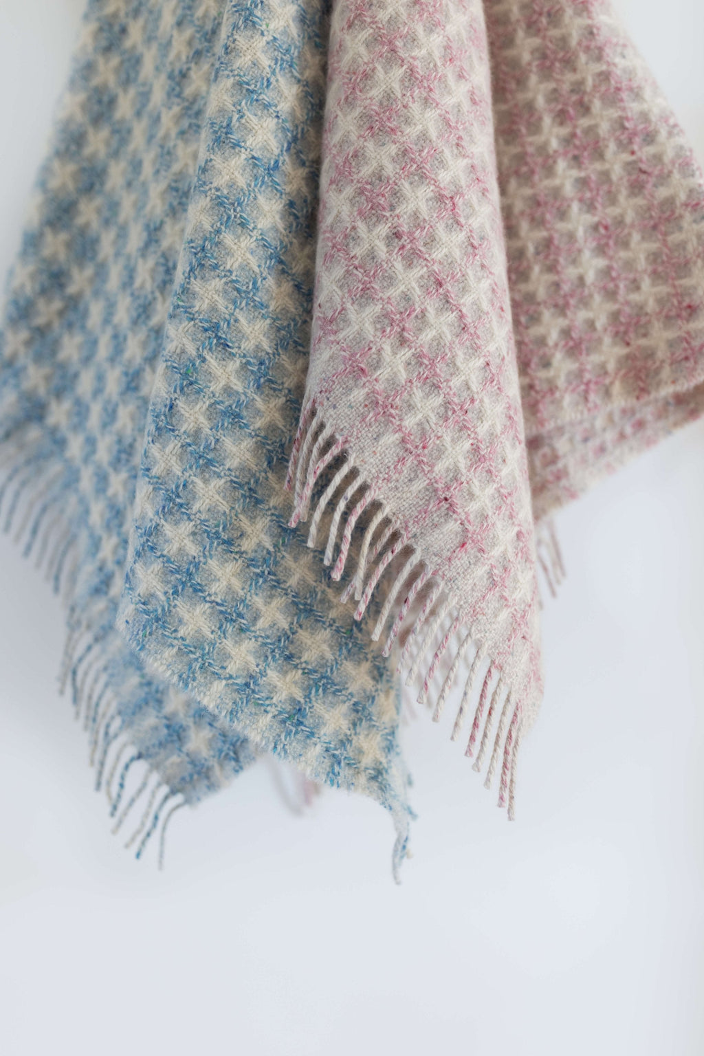 Donegal Cashmere Baby Blanket in Pink