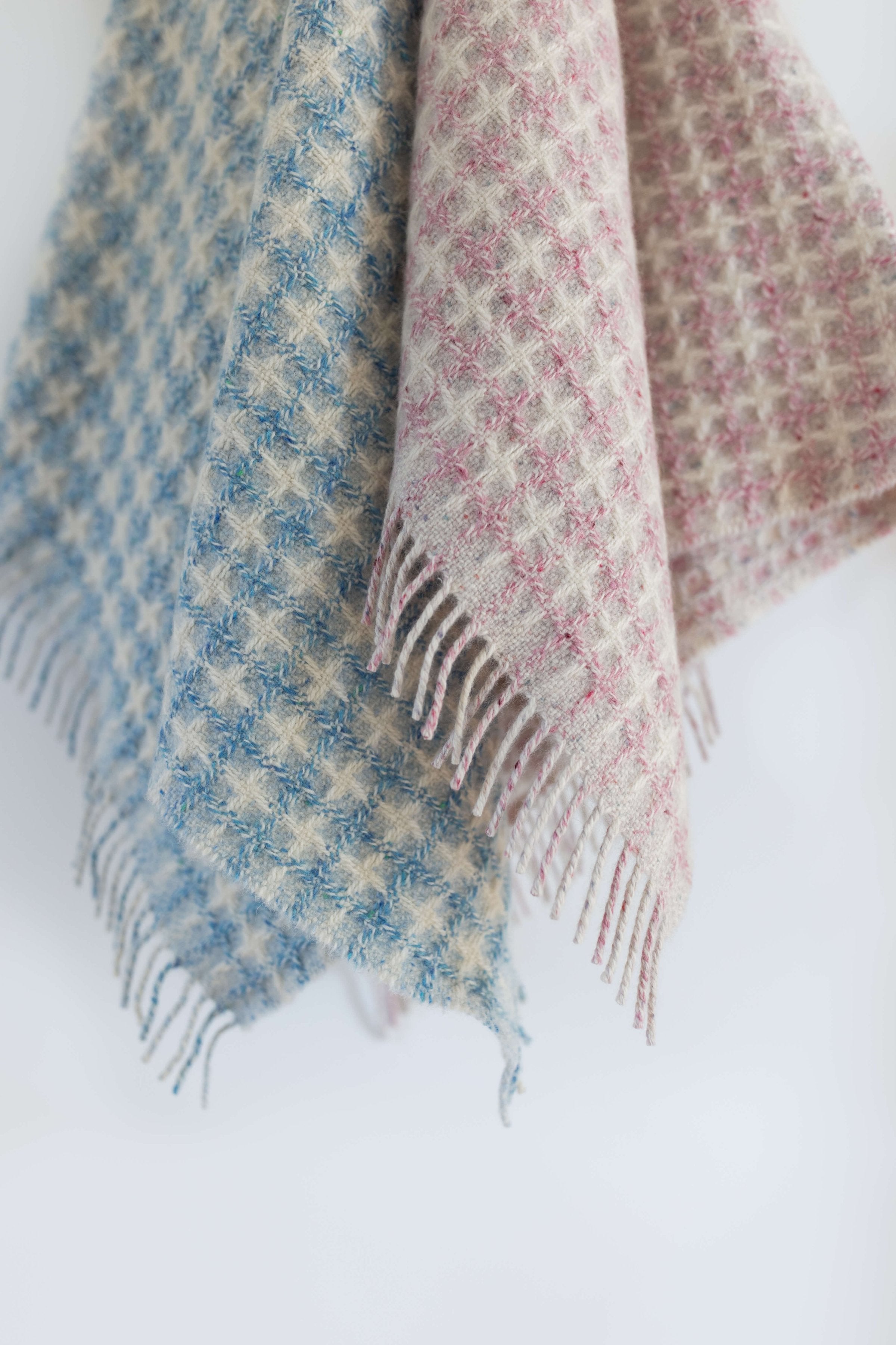 Donegal Cashmere Baby Blanket in Pink