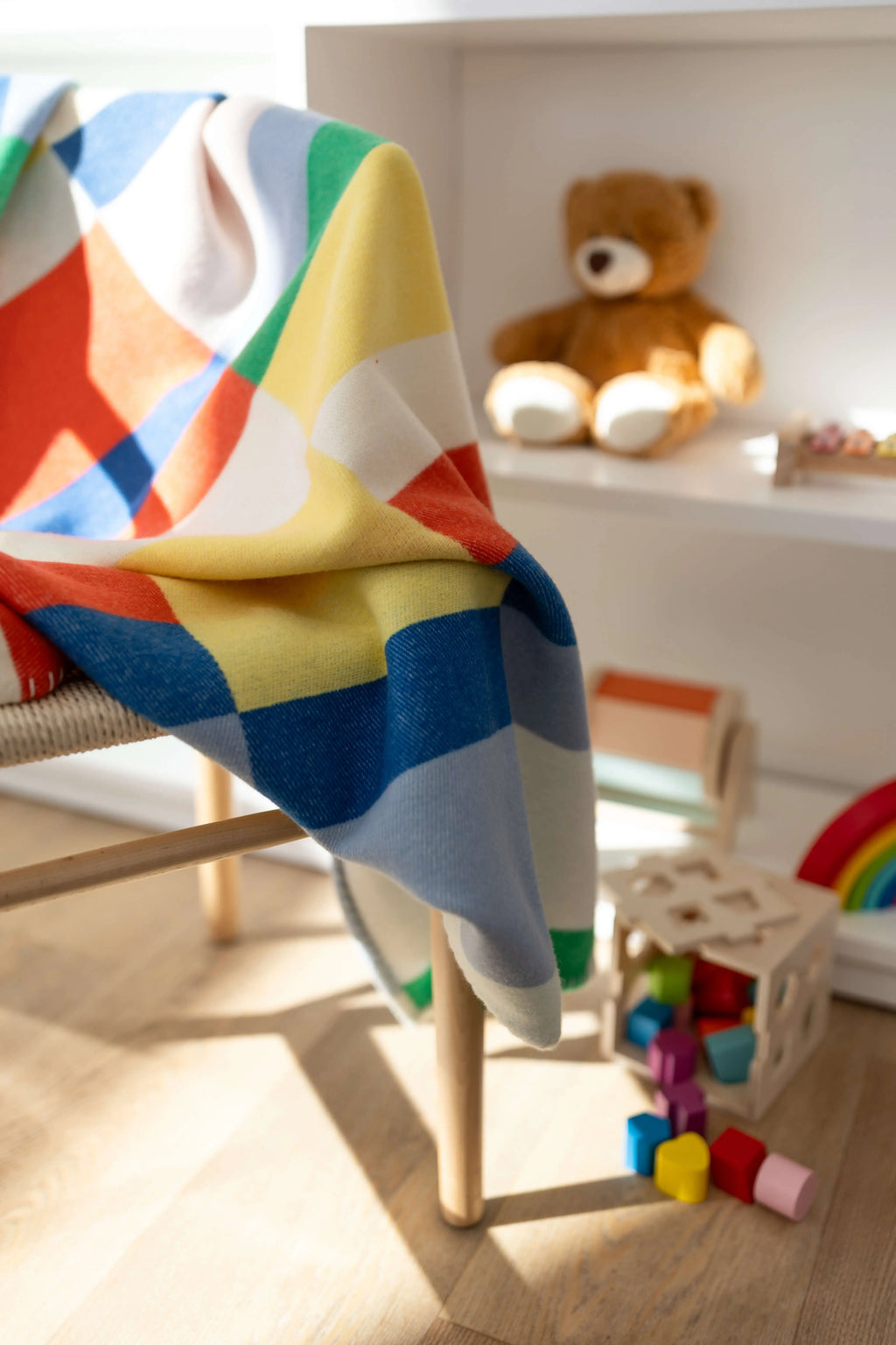 'Block Stripe' Children's Blanket