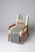 Check Reversible Cashmere Throw in Birch