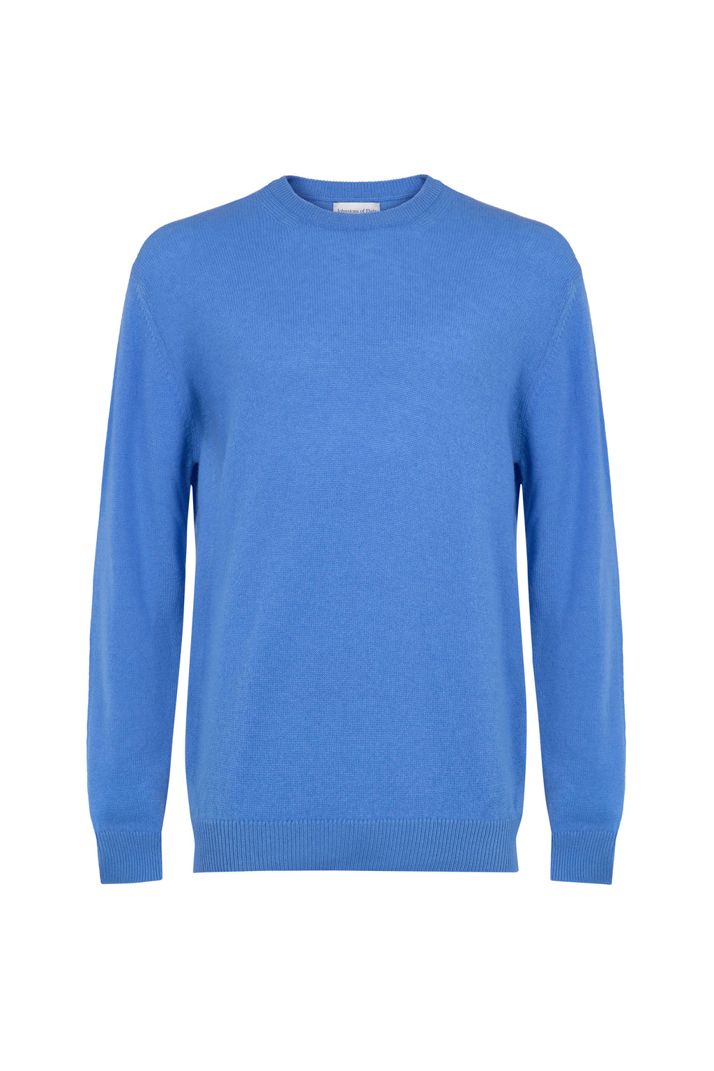 Classic Cashmere Blue Round Neck Jumper