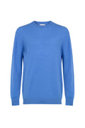 Classic Cashmere Blue Round Neck Jumper
