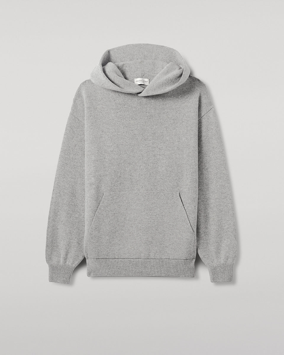 Light Grey Cashmere Hoodie