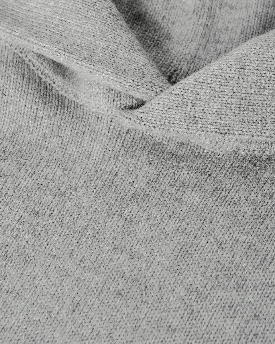 Light Grey Cashmere Hoodie