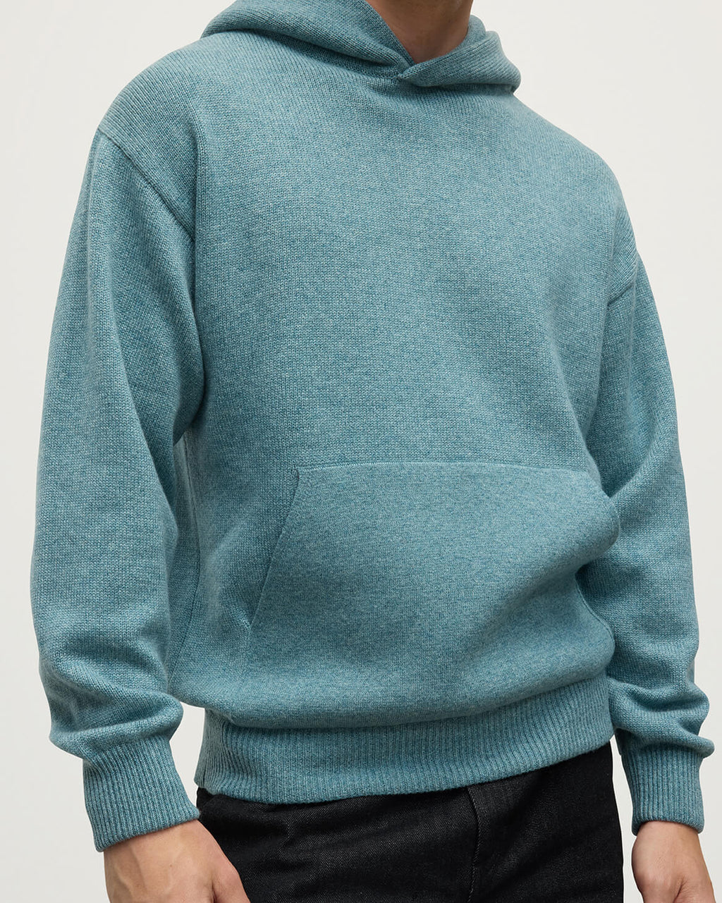 Green Cashmere Hoodie