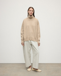 Cashmere Natural Roll Neck Jumper