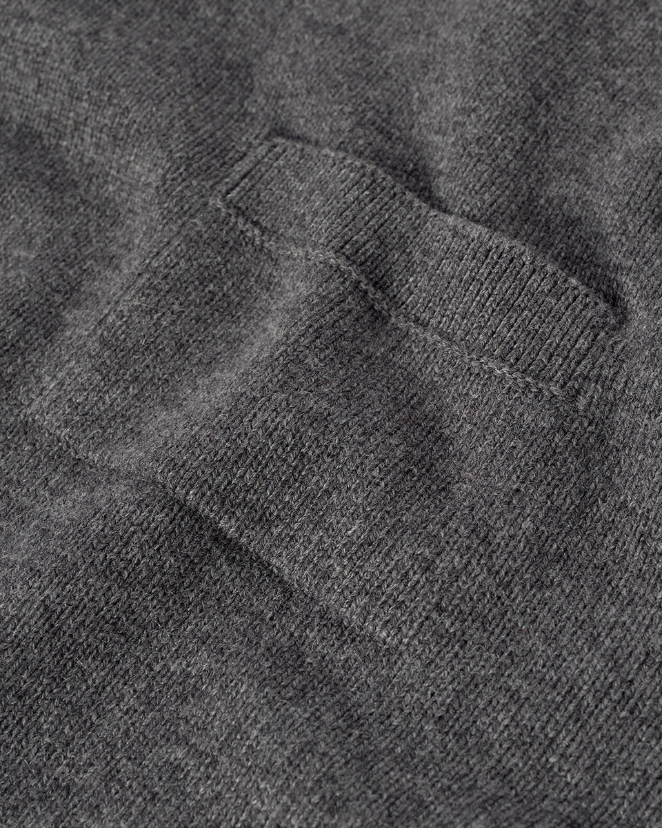 Oversized Mid Grey Cashmere Jumper