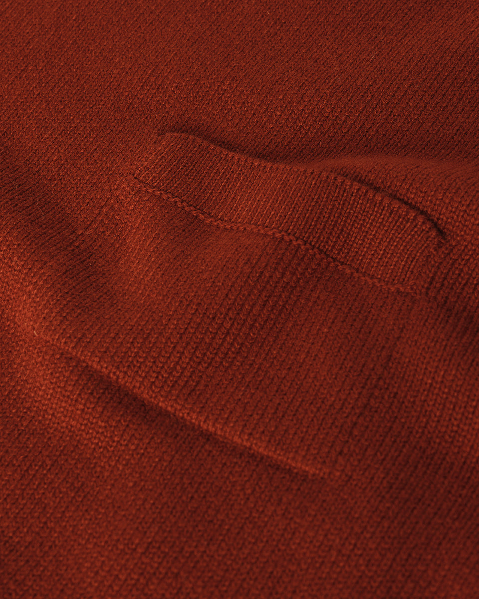 Oversized Dark Red Cashmere Jumper