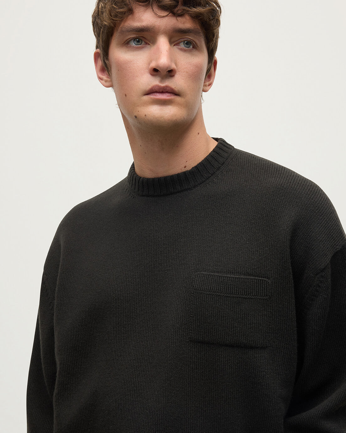 Oversized Dark Grey Cashmere Jumper