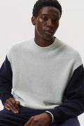 Colour Block Relaxed Cashmere Jumper