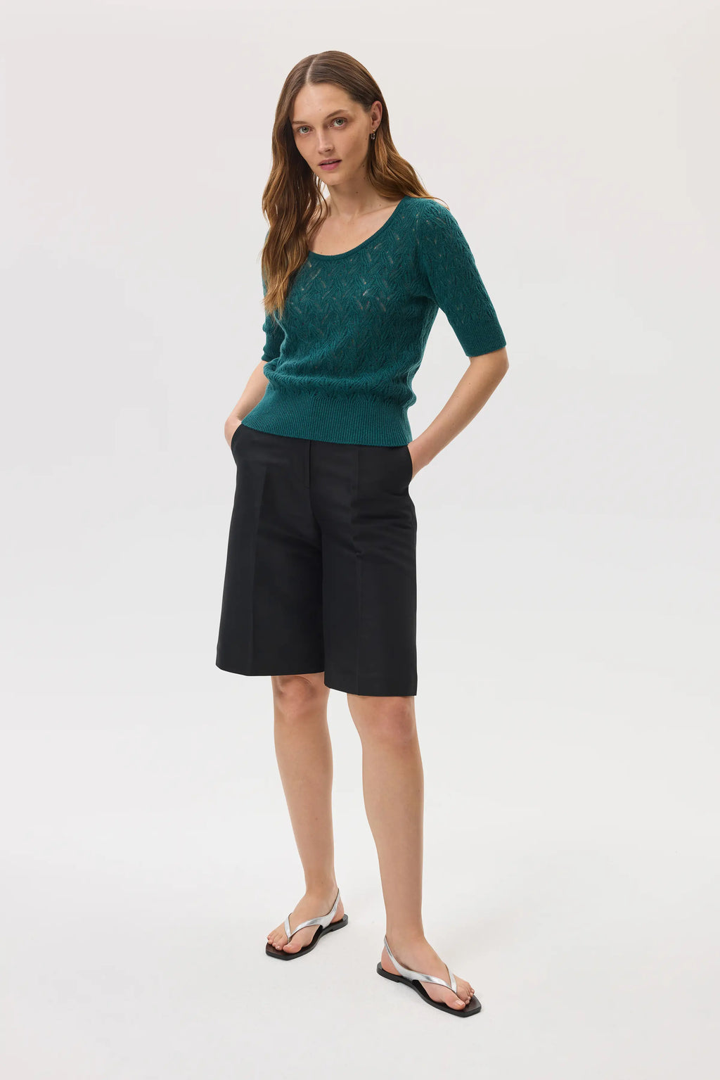 Feather Lace Cashmere Jumper