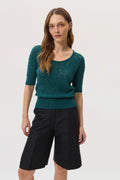 Feather Lace Cashmere Jumper