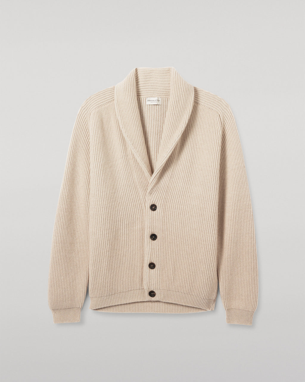 Pioneer Natural Shawl Collar Cashmere Cardigan
