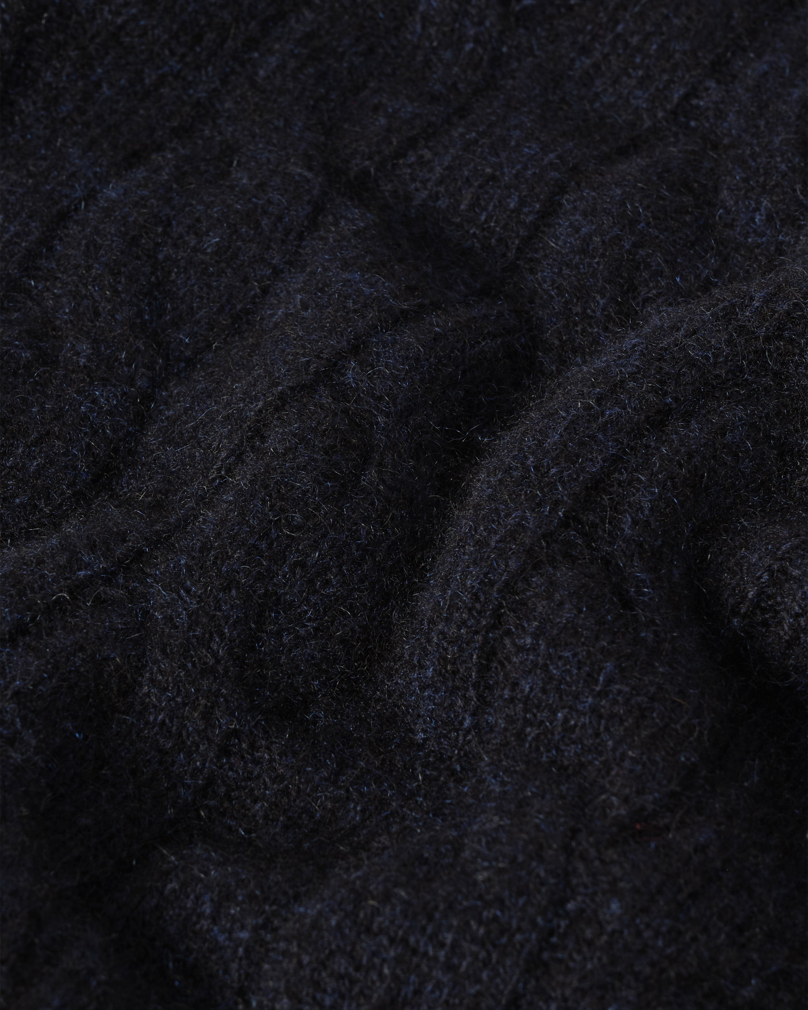 Calder Dark Blue Cable Cashmere Jumper