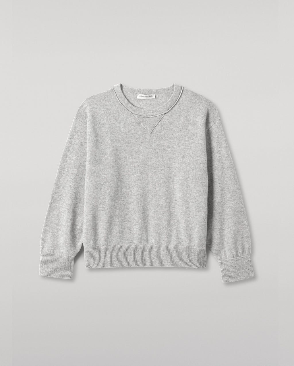 Stella Pale Grey Cashmere Sweatshirt