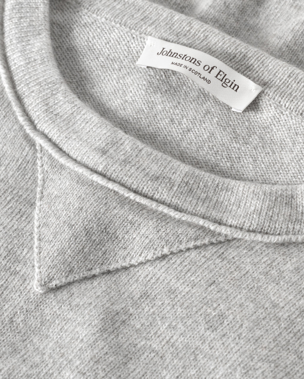 Stella Pale Grey Cashmere Sweatshirt