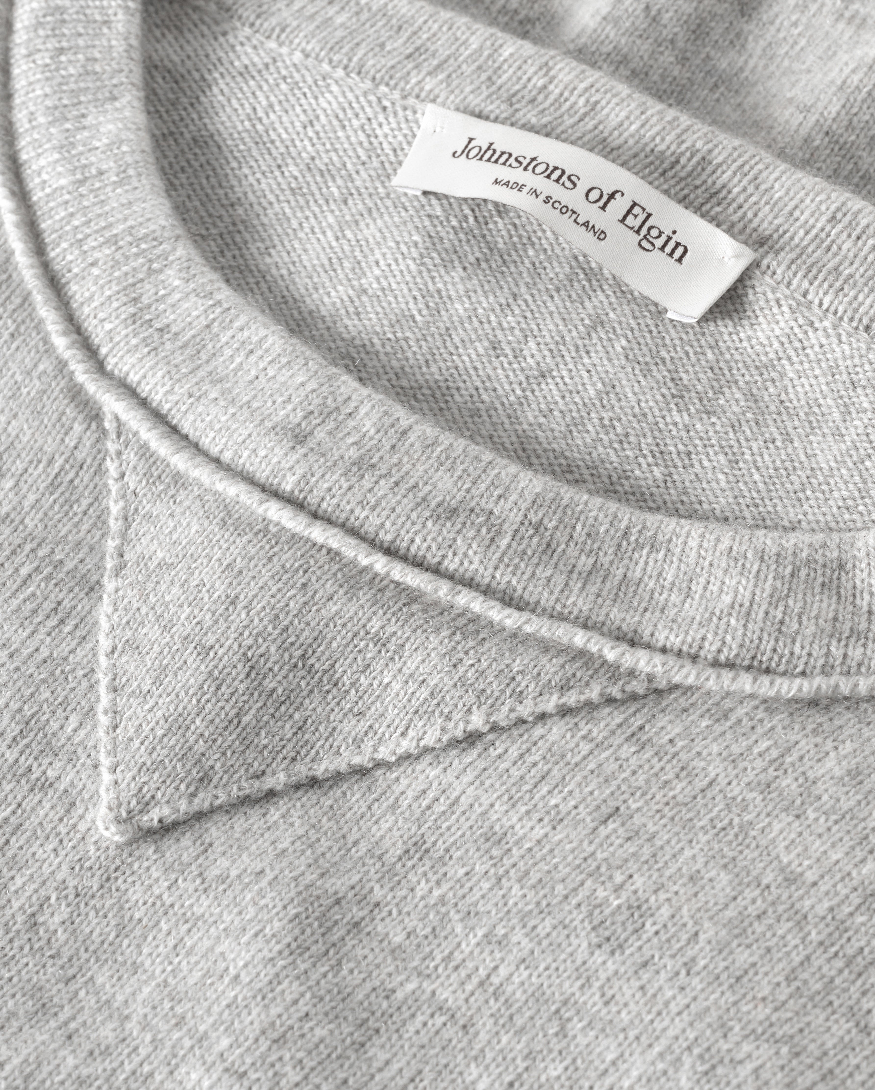Stella Pale Grey Cashmere Sweatshirt