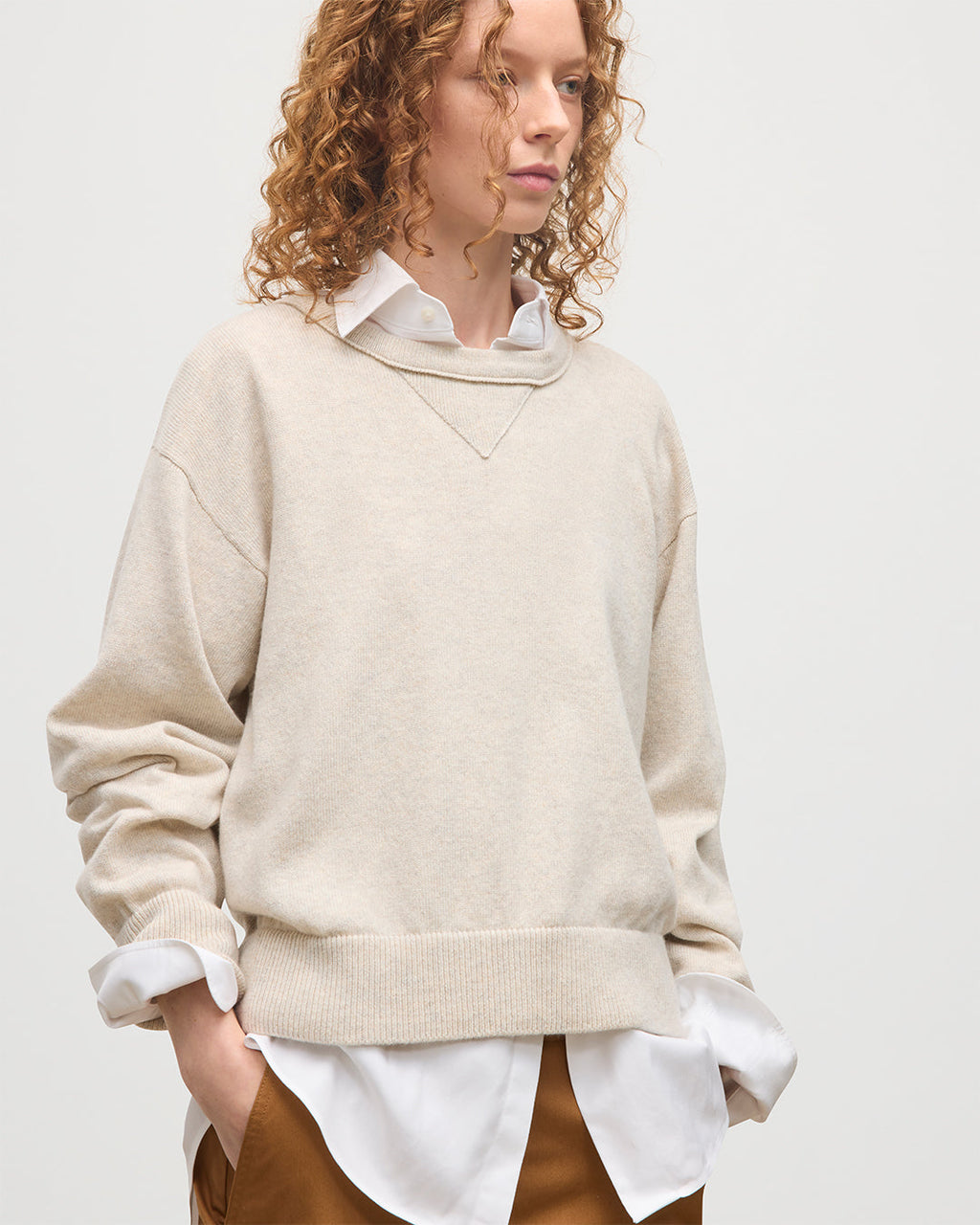 Stella Natural Cashmere Sweatshirt