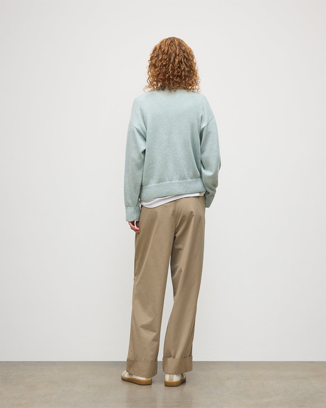 Stella Light Green Cashmere Sweatshirt