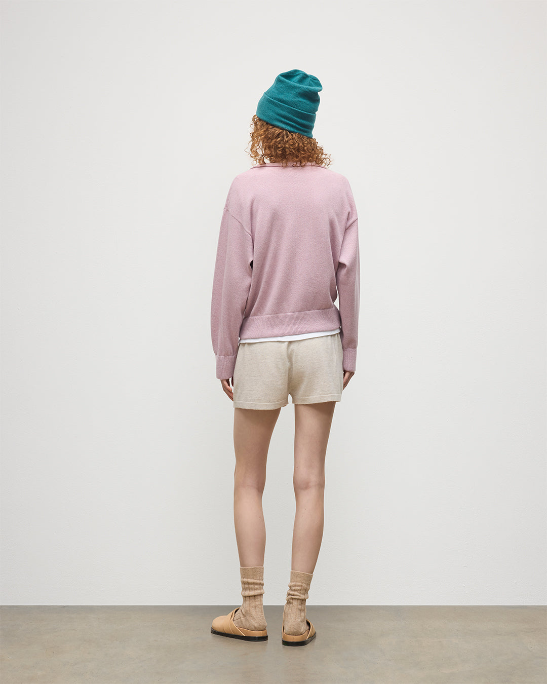 Stella Light Pink Cashmere Sweatshirt