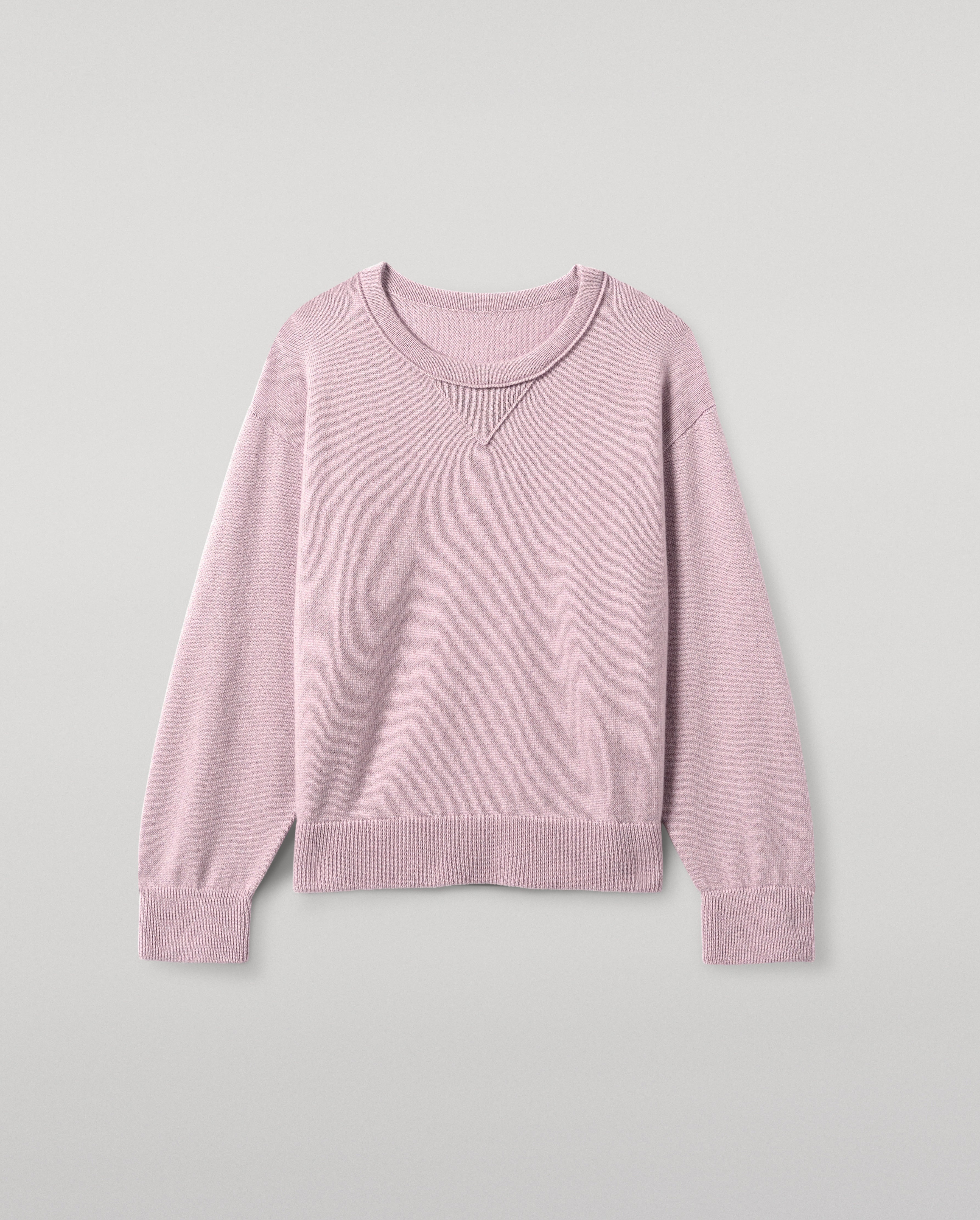 Stella Light Pink Cashmere Sweatshirt