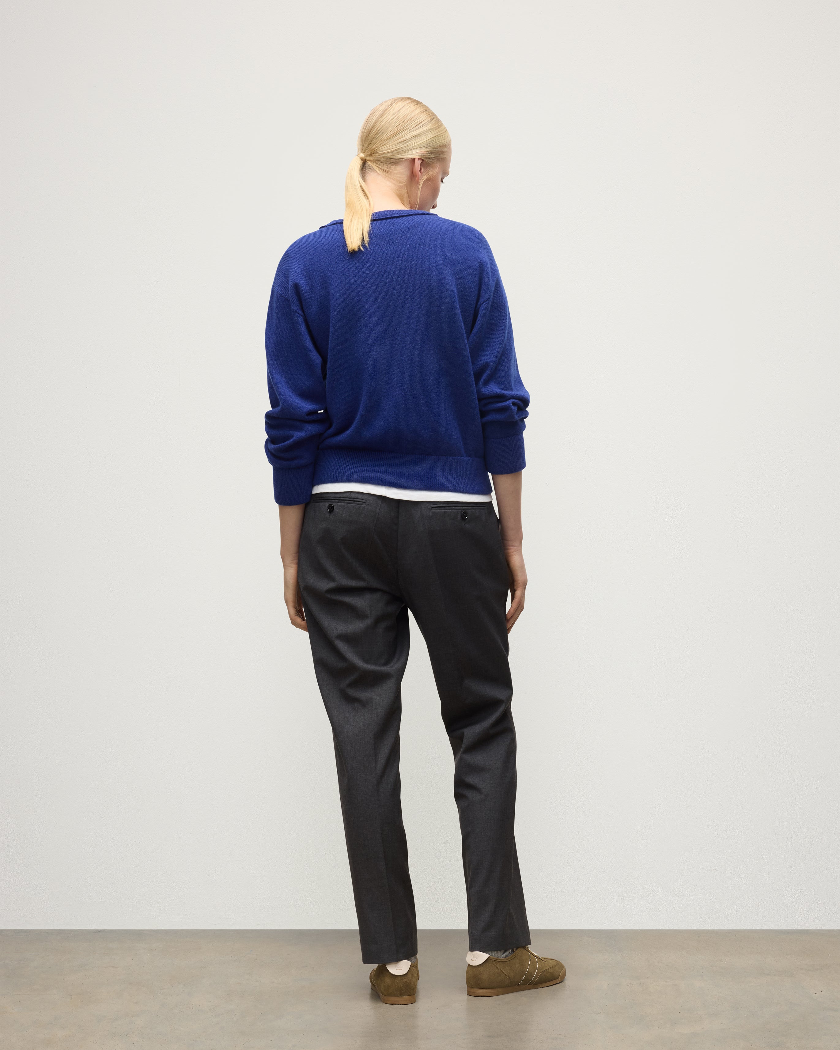 Stella Blue Cashmere Sweatshirt