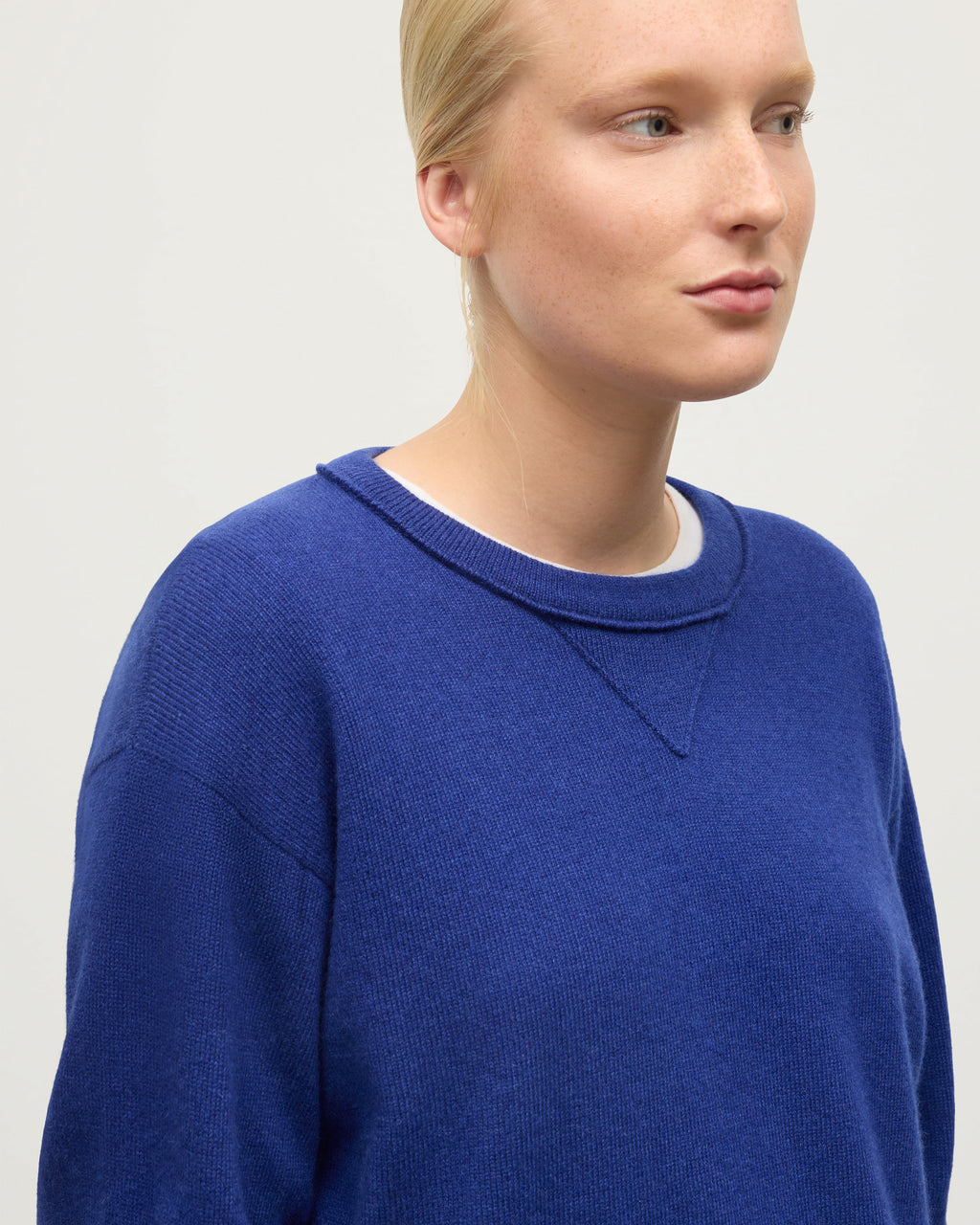 Stella Blue Cashmere Sweatshirt