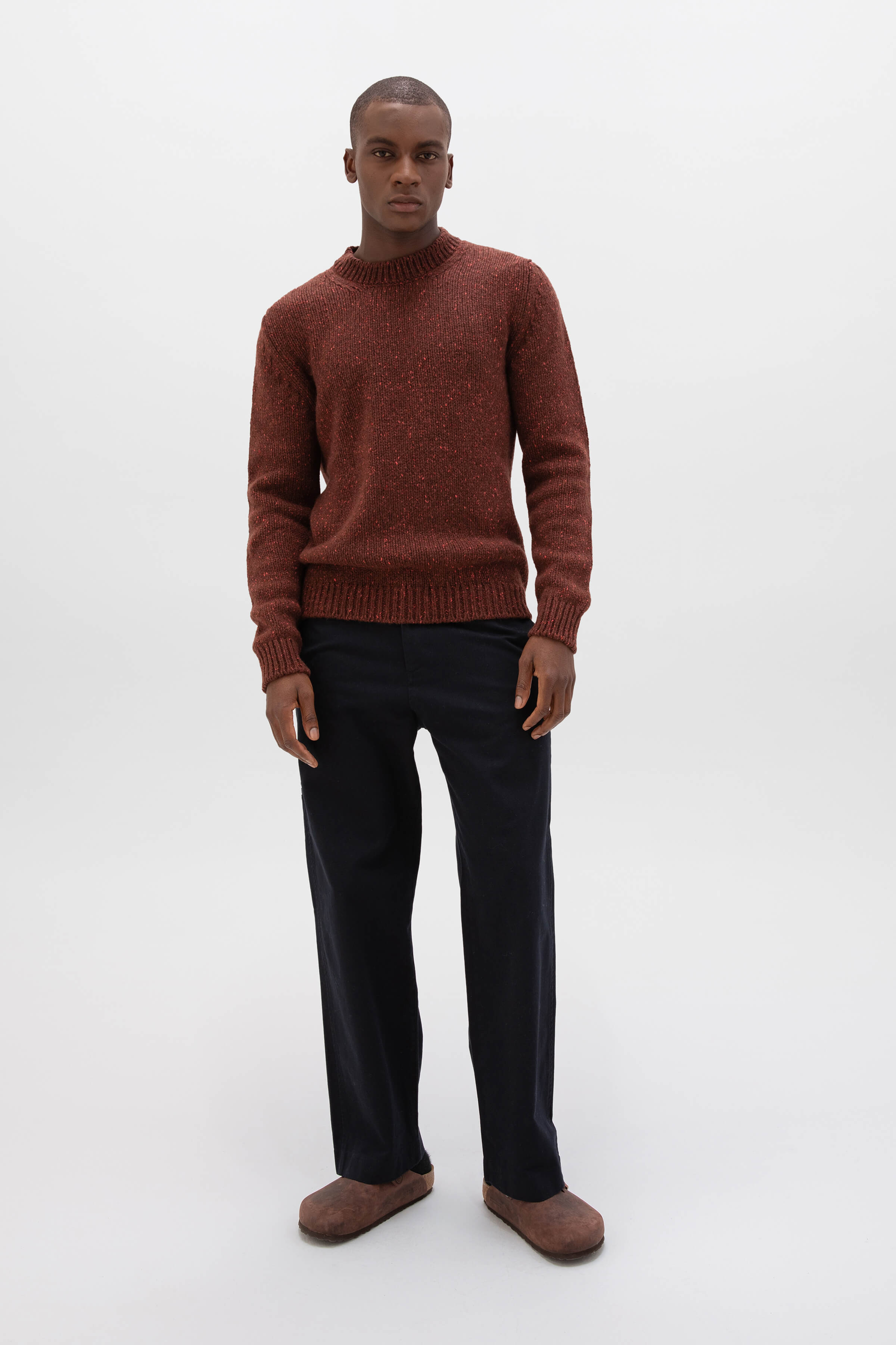 Aran Cashmere Donegal Red Jumper