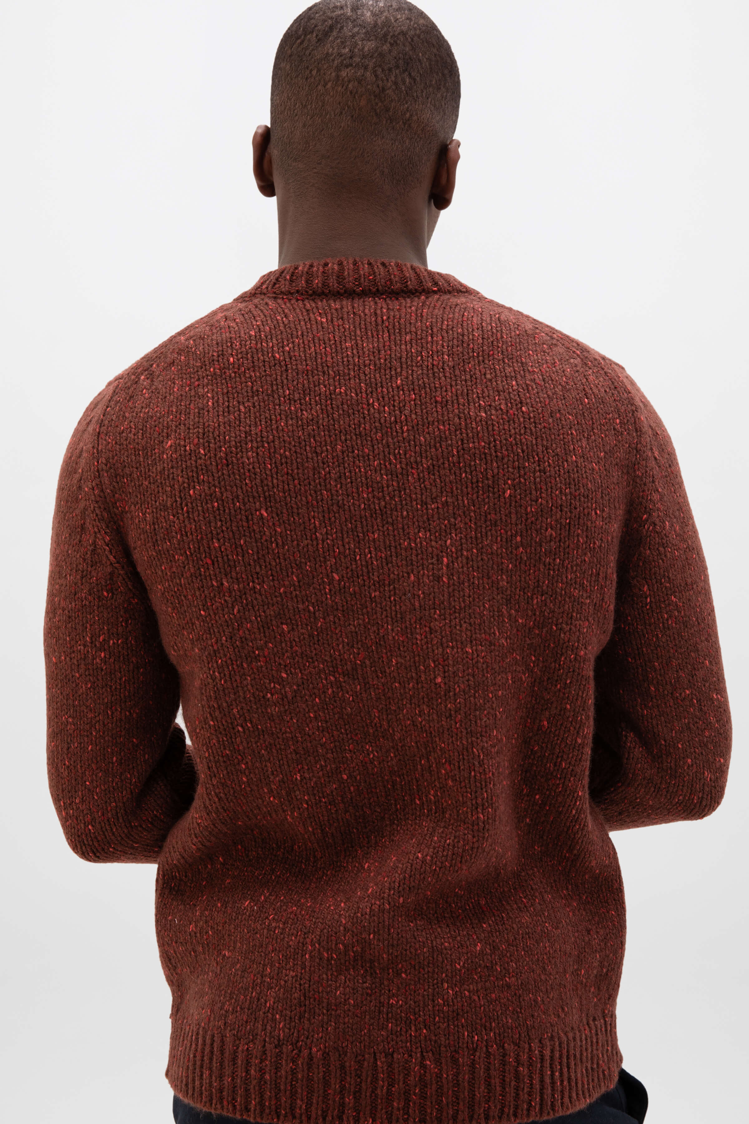 Aran Cashmere Donegal Red Jumper