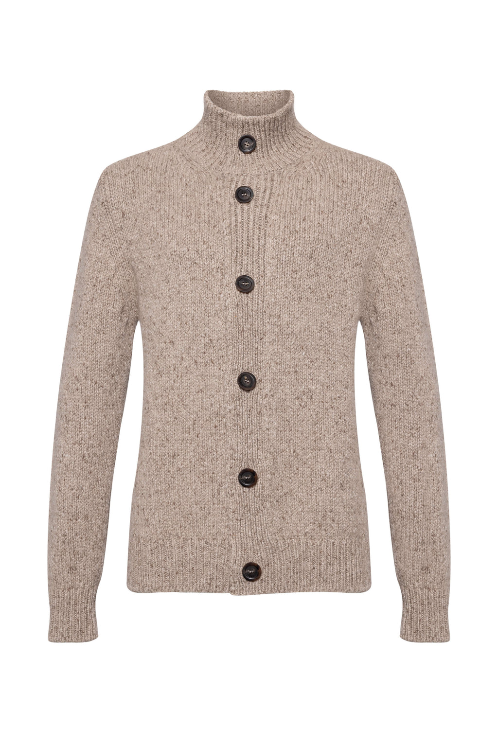 Donegal Cashmere Light Brown Cardigan