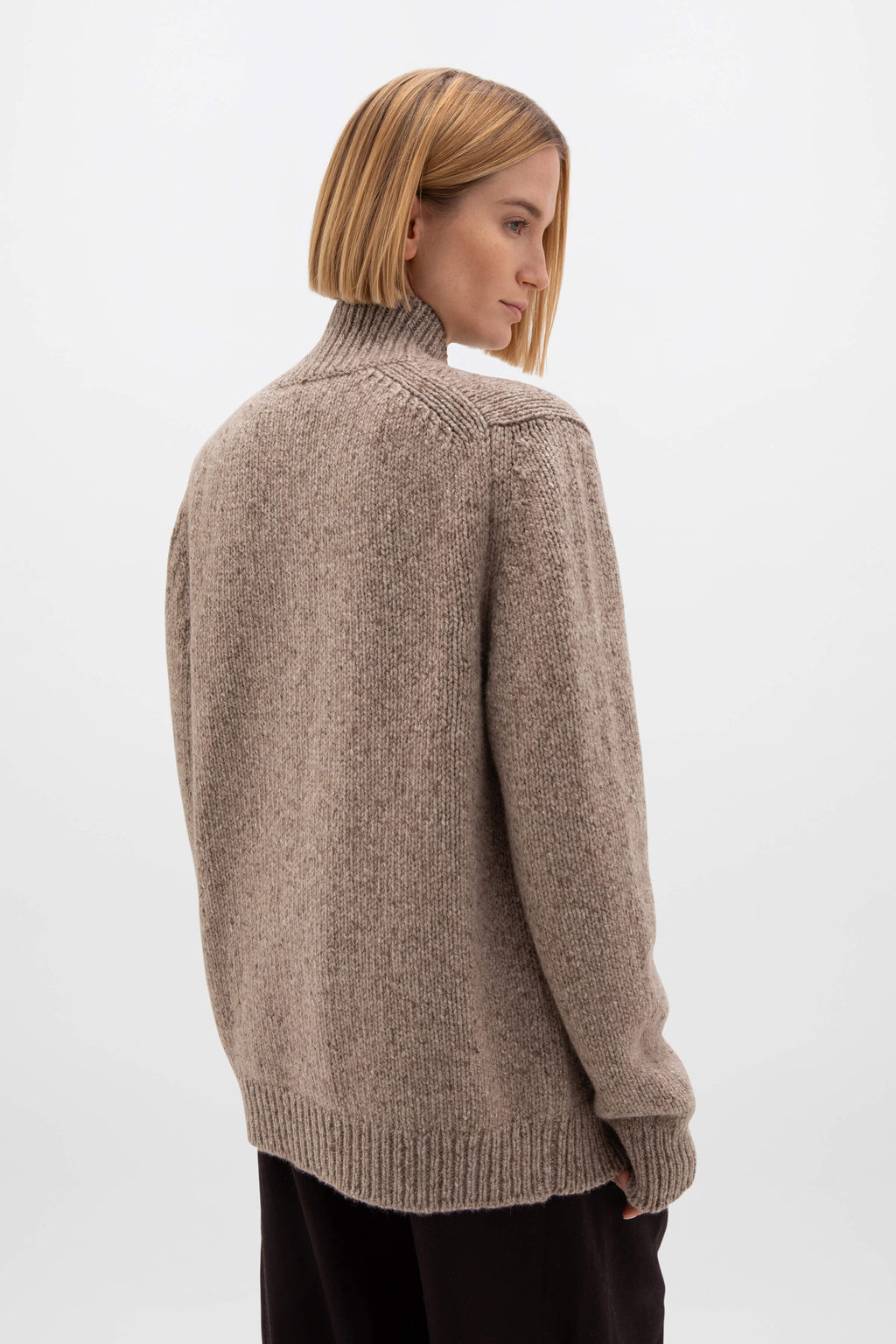 Donegal Cashmere Light Brown Cardigan