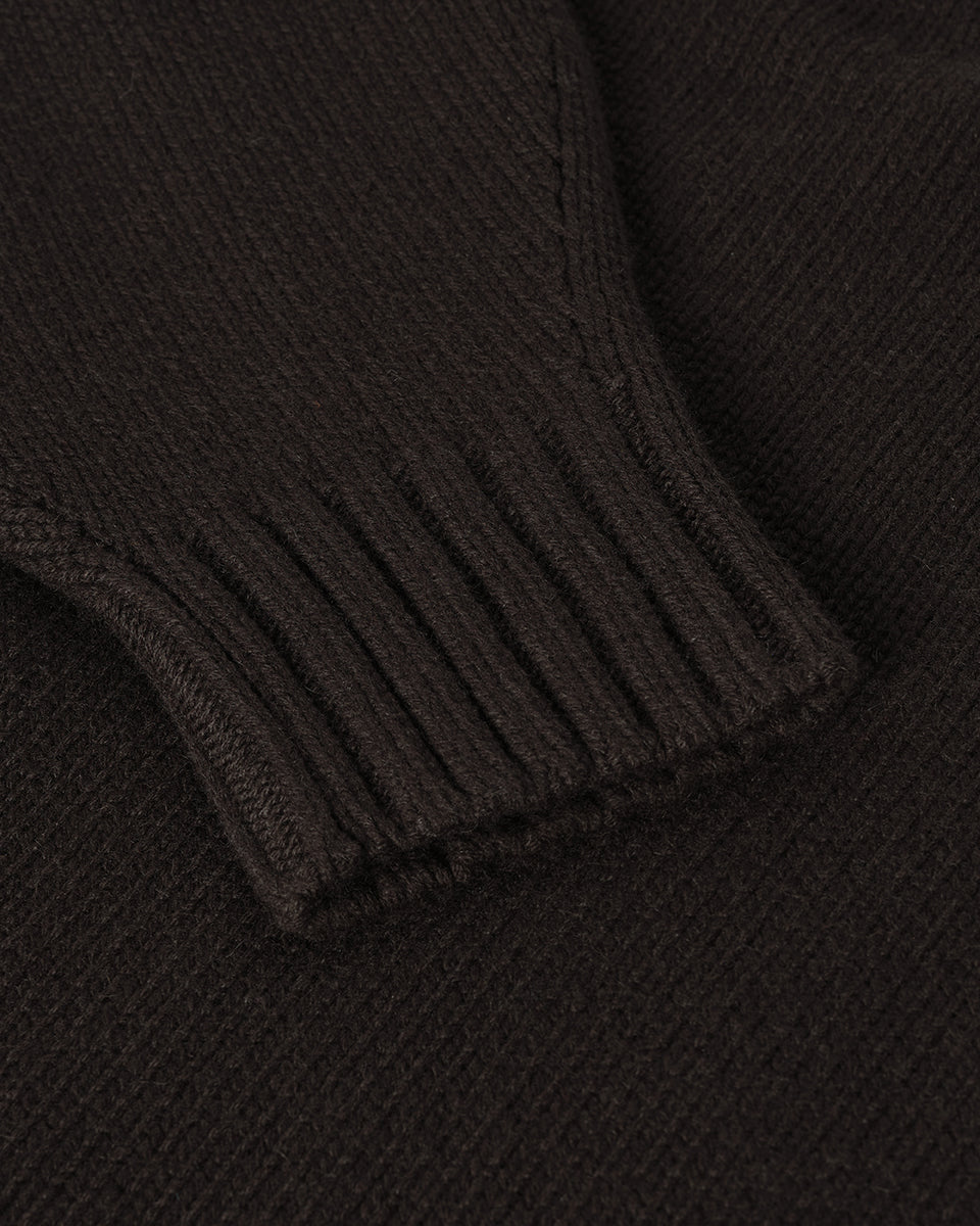 Relaxed Dark Grey Cashmere Jumper