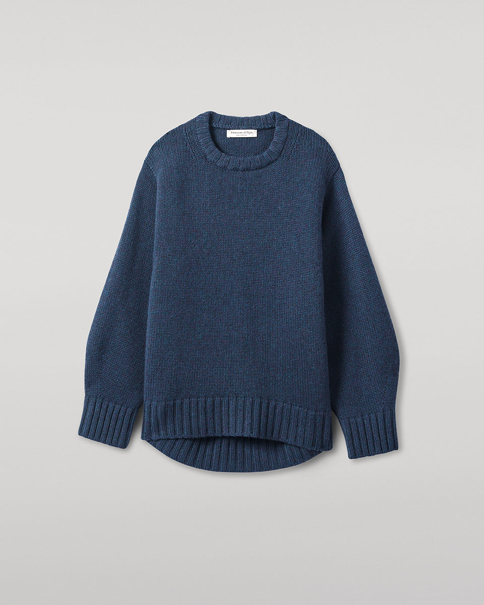 Relaxed Navy Cashmere Jumper