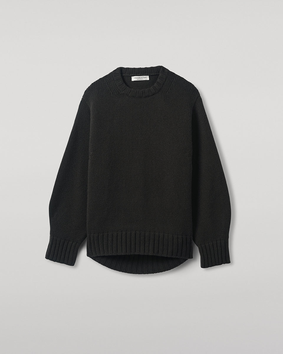 Relaxed Dark Grey Cashmere Jumper