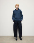 Relaxed Navy Cashmere Jumper