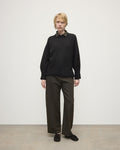 Relaxed Dark Grey Cashmere Jumper