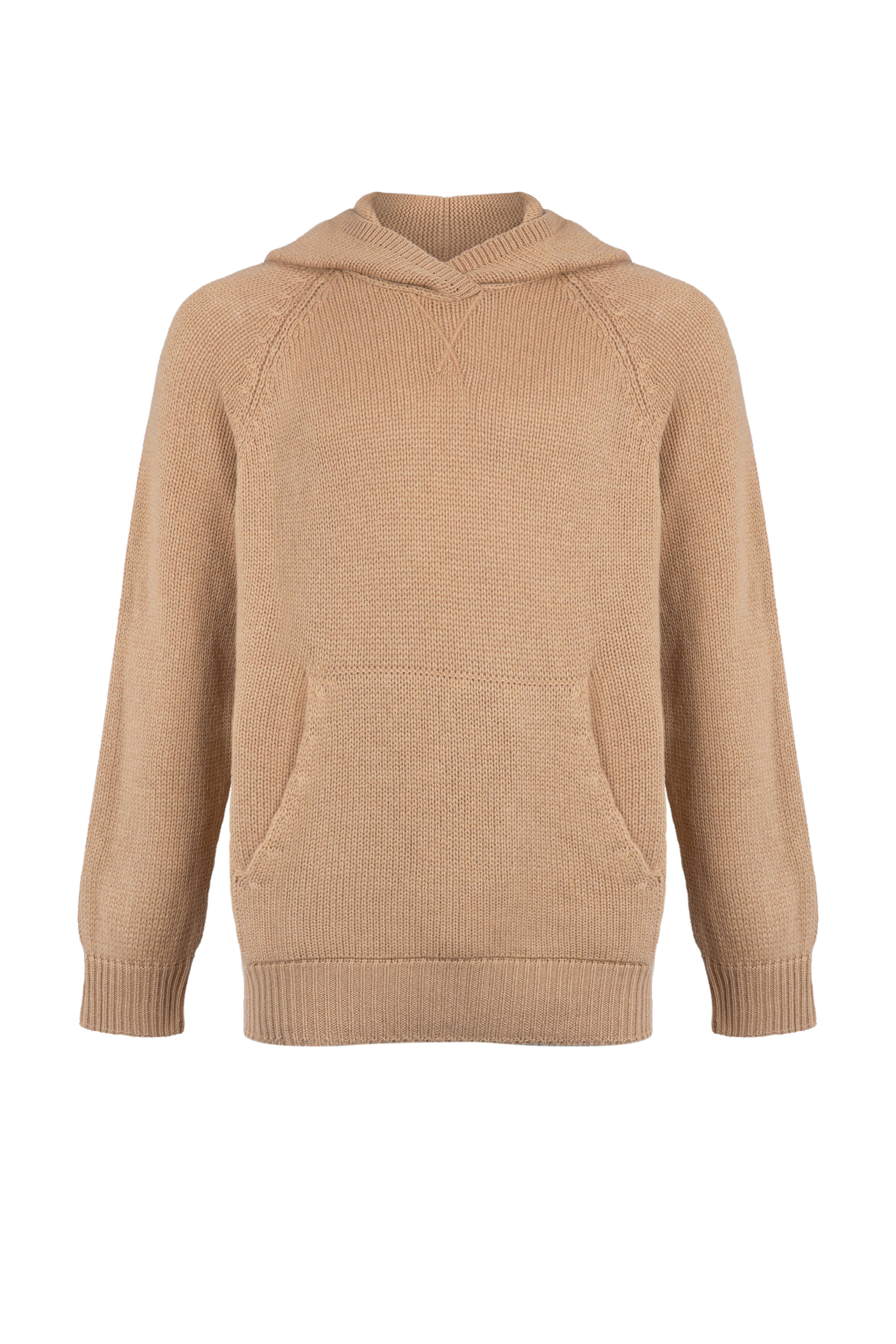 Kangaroo Pocket Cashmere Hoodie