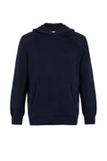 Men's Kangaroo Pocket Navy Cashmere Hoodie
