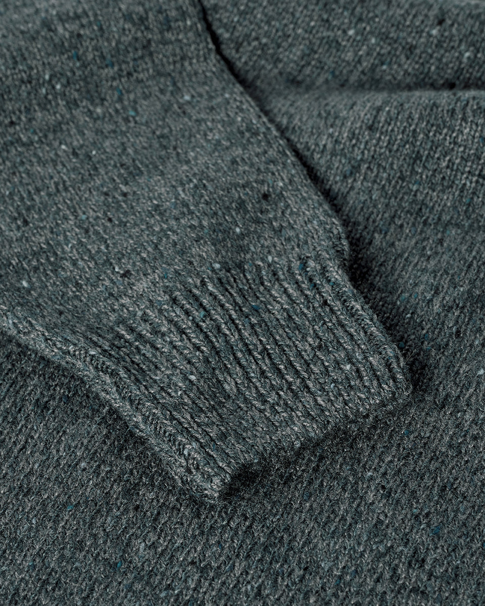 Blue Donegal Cashmere Marl Jumper