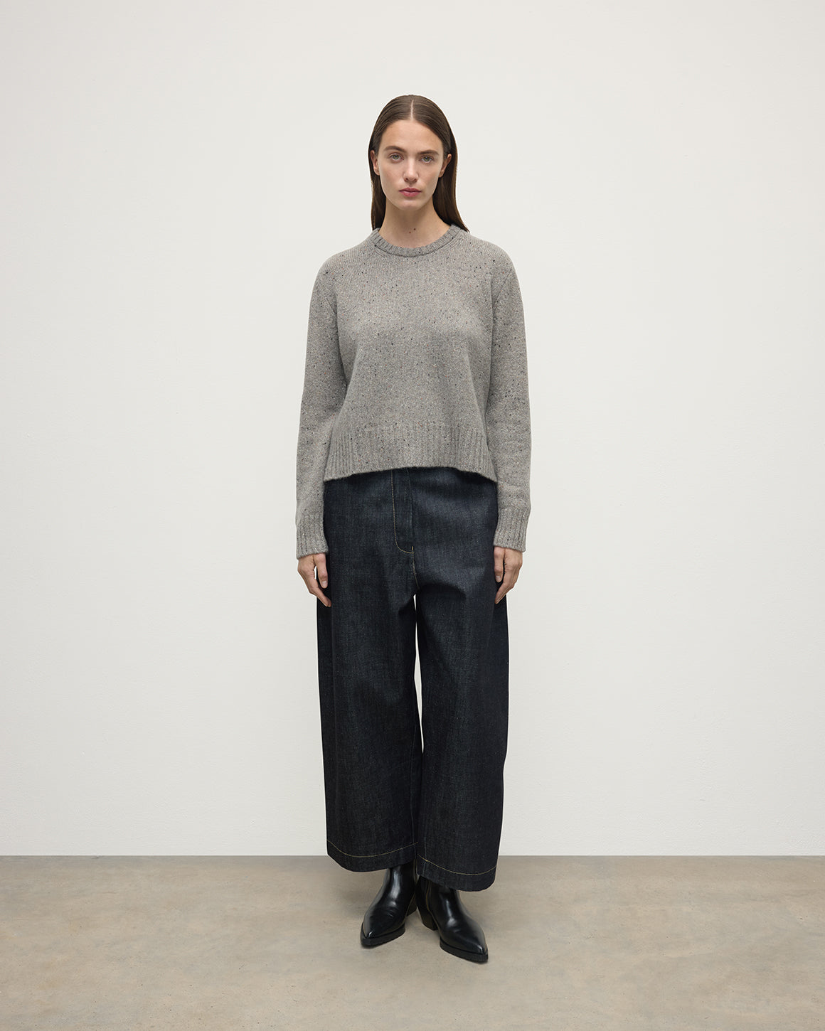 Donegal Cashmere Grey Jumper